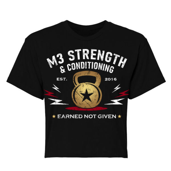 EARNED NOT GIVEN - WOMEN'S CROP T-SHIRT - $CAHJKQ$ Thumbnail